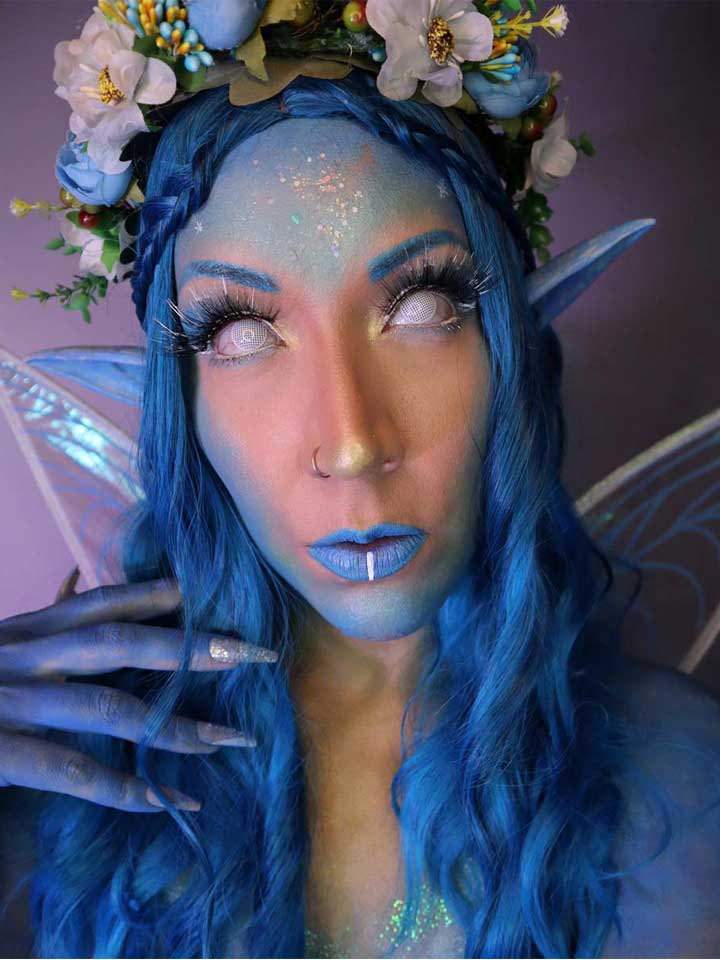 Nature Fairy Special Effects Makeup – Fantasy SFX Look with Shimmering Details and Face Paint